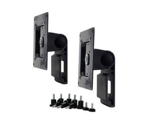 Veggmontering, AV-braketter & AV-møbler - Ergotron Dual Monitor Tilt Pivot Kit - mounting kit 5 kg - 98-062-200