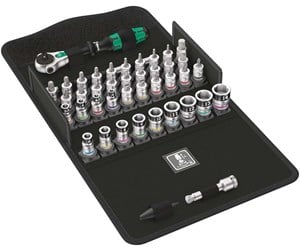 Verktøy - Wera 8100 SA All-in Zyklop Speed Ratchet Set 1/4" drive with holding function metric 42 pieces - 5003755001