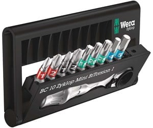 Verktøy - Wera Bit-Check 10 Zyklop Mini BiTorsion 1. 10 pieces - 5057418001