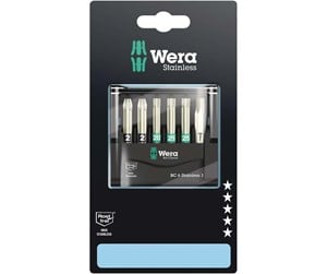 Verktøy - Wera Bit-Check 6 Stainless 1 SB - 5073634001