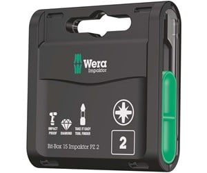 Verktøy - Wera Bit-Box 15 Impaktor PZ - 5057763001