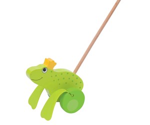 Babyleker - Goki Push Figure Frog King - 54938