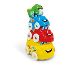 Babyleker - Clementoni Stacking Tower Vehicles 4dlg. - 17111