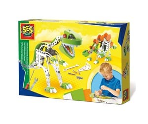 Byggesett - SES Metal Dinosaur Construction Set - 14958