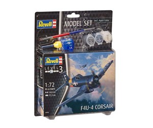 Modellsett - Revell Model Set F4U-4 Corsair Fighter - 63955