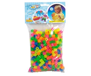 Kreative leker - Hama Ironing Beads Mix Neon Maxi 500pcs. - 8472