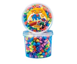 Kreative leker - Hama Ironing beads Maxi beads in tub 600pcs - 8571