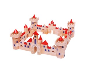 Treleker - Goki Wooden Building Blocks Castle - 58984