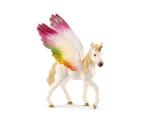 Schleich - Schleich Winged rainbow unicorn foal - 70577