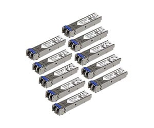 Repeater & Transceiver - StarTech.com Gigabit Fiber SFP Transceiver Module - HP J4859C Compatible - SM/MM LC with DDM - SFP (mini-GBIC) transceiver module - GigE - J4859C10PKST