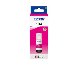 Printertilbehør blekk/toner - Epson EcoTank 104 - Magenta Ink - Blekkrefill Rød - C13T00P340