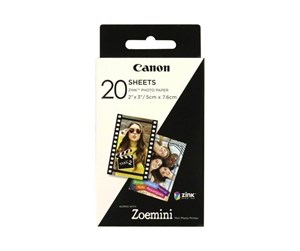 Papir, Fotopapir & Etiketter - Canon Paper ZP-2030 for Zoemini 20ark - 3214C002