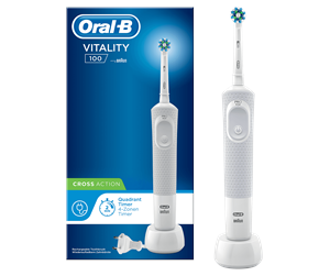 Elektrisk tannbørste - Oral-B Elektrisk tannbørste Vitality 100 Hvit - 4210201199472