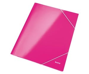 Mapper & Ordrebrett - Leitz Strikkmappe  WOW kartong A4 Rosa - 3982-00-23