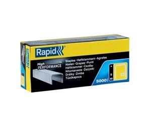 Hullemaskin & Stiftemaskin - Rapid 13/8 8mm Galvanised Staples (Box 5000) - 11835600