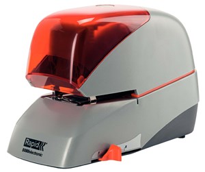 Hullemaskin & Stiftemaskin - Rapid Stiftemaskin elektrisk  Supreme R5080E 80 ark Sølv/oransje - 20993411