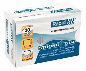 Hullemaskin & Stiftemaskin - Rapid Heftestift  Strong 21/4 Galv. 5000 - 24867400