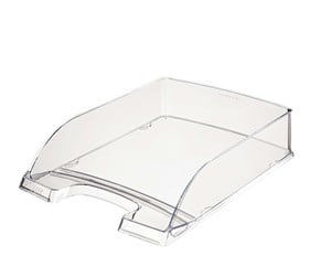 Skrivebordstilbehør - Leitz Brevkurv  Plus Transparent Glassklar (transparent) - 52262002