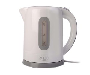 Vannkoker - Adler Vannkoker Electric Kettle - Hvit - 2200 W - AD 1234