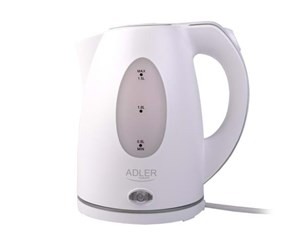 Vannkoker - Adler Vannkoker Electric Kettle - Hvit - 2000 W - AD 1207