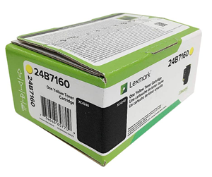 Printertilbehør blekk/toner - Lexmark 24B7160 toner cartridge Yellow 6.000 pages - Laser toner Yellow - 24B7184