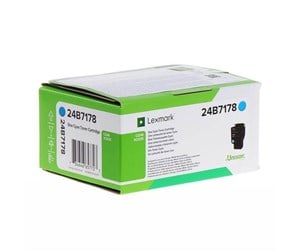 Printertilbehør blekk/toner - Lexmark 24B7154 toner cartridge Cyan 6.000 pages - Laser toner Blå - 24B7178