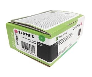 Printertilbehør blekk/toner - Lexmark 24B7155 toner cartridge Magenta 6.000 page - Laser toner Rød - 24B7179