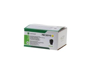 Printertilbehør blekk/toner - Lexmark 78C20Y0 return-toner cartridge yellow - Laser toner Yellow - 78C20Y0