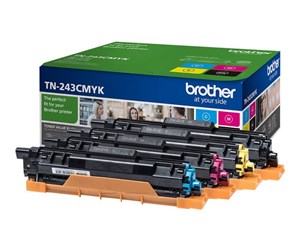 Printertilbehør blekk/toner - Brother TN243CMYK / TN 243CMYK Value Pack 4-Pack - Laser toner Blå - TN243CMYK