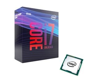 Prosessor/CPU - Intel Core i7-9700K Coffee Lake S Prosessor/CPU - 8 kjerner - 3.6 GHz - Intel LGA1151 - Intel Boks (med kjøler) - BX80684I79700K