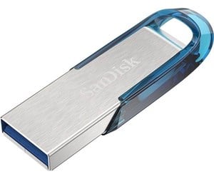 Minnepenn - SanDisk Ultra Flair - Blå - 64GB - Minnepenn - SDCZ73-064G-G46B