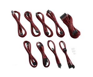 Strømkabel (intern) - CableMod PRO ModMesh C-Series AXi/HXi/RM Cable Kit - Blood Red - CM-PCSI-FKIT-NKBR-R