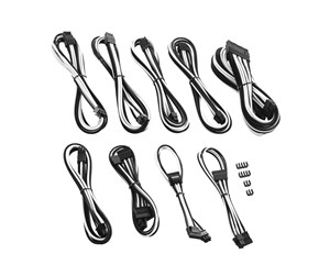 Strømkabel (intern) - CableMod PRO ModMesh C-Series AXi/HXi/RM Cable Kit - Black/White - CM-PCSI-FKIT-NKKW-R