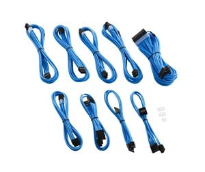 Strømkabel (intern) - CableMod PRO ModMesh C-Series AXi/HXi/RM Cable Kit - Light Blue - CM-PCSI-FKIT-NKLB-R