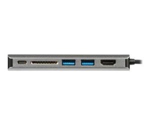 Dokkingstasjon - StarTech.com USB C Multiport Adapter - HDMI - SD Reader - 2xA 1xC - PD 3.0 - docking station - DKT30CSDHPD3