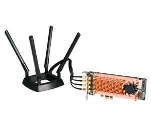 Nettverksadapter - QNAP QWA-AC2600 Dual Band Dual Concurrent LP PCIe Wireless Adapter - QWA-AC2600