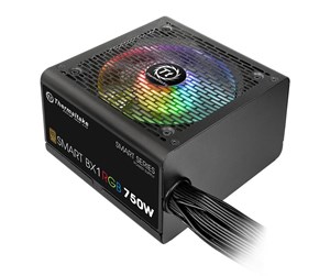 Strømforsyning (PSU) - Thermaltake Smart BX1 RGB 750W Strømforsyning (PSU) - 750 Watt - 120 mm - ATX - 80 Plus Bronze sertifisert - PS-SPR-0750NHSABE-1