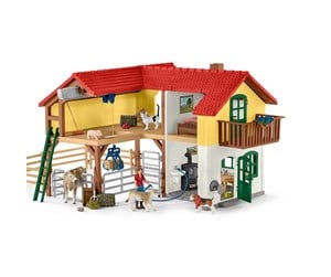 Schleich - Schleich Gårdhus med stall og dyr - 42407