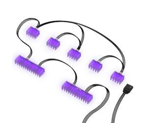 Kabinett-tilbehør - NZXT HUE 2 - Cable Comb - AH-2PCCA-01