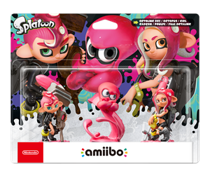 Spill - Tilbehør - Nintendo Amiibo Octoling Girl - Boy - Octopus - 3 in 1 - Accessories for game console - Nintendo Switch - 0045496380656