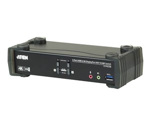 KVM-switch - ATEN KVM Desktop Switch 2-Port USB 3.0 4K DisplayPort M - CS1922M-AT-G