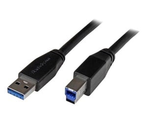 USB - StarTech.com 30ft Active USB 3.0 USB-A to USB-B Cable - M/M - USB 3.1 Gen 1 - USB cable - 10 m - USB3SAB10M