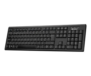 Tastatur - Sandberg USB Wired Office Keyboard - Tastatur - Nordisk - Svart - 631-10