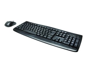 Tastatur - Kensington Pro Fit Low-Profile Desktop Set - Tastatur & Mussett - Spansk - Svart - K75230ES