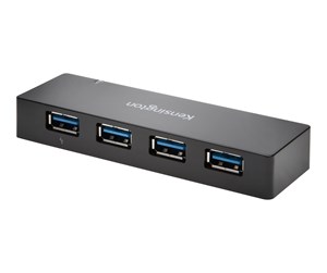 USB-hub - Kensington UH4000C USB-hub - 4 porter - Svart - K39122EU