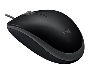 Mus - Logitech B110 Silent - mouse - Black - USB - Mus - Optisk - 3 knapper - Svart - 910-005508