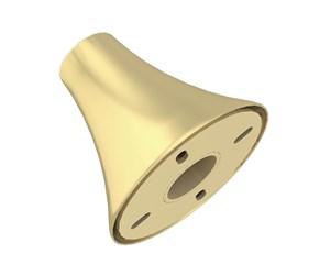 Veggmontering, AV-braketter & AV-møbler - Multibrackets M Pro Series - Floor To Ceiling Wall Plate Brass 90 kg - 7350073736195