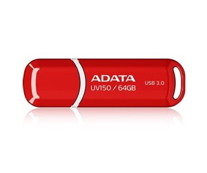 Minnepenn - A-Data DashDrive UV150 - Rød - 64GB - Minnepenn - AUV150-64G-RRD