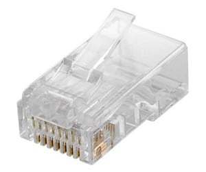 Tilbehør - Pro RJ45 plug CAT 5e UTP unshielded - for round cable - 4040849725005