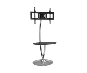 Veggmontering, AV-braketter & AV-møbler - IC INTRACOM techly Floor Support with Round Base and Shelf 68 kg 70" 100 x 100 mm - ICA-TR13